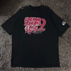 Y2K Akademiks Black Graphic T-Shirt